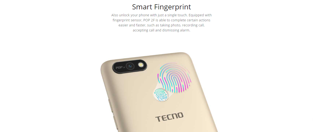 Features of the Tecno Pop2F